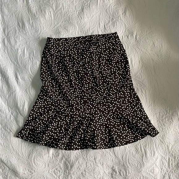 Banana Republic Polka Dot Skirt Size 12 - Picture 6 of 7